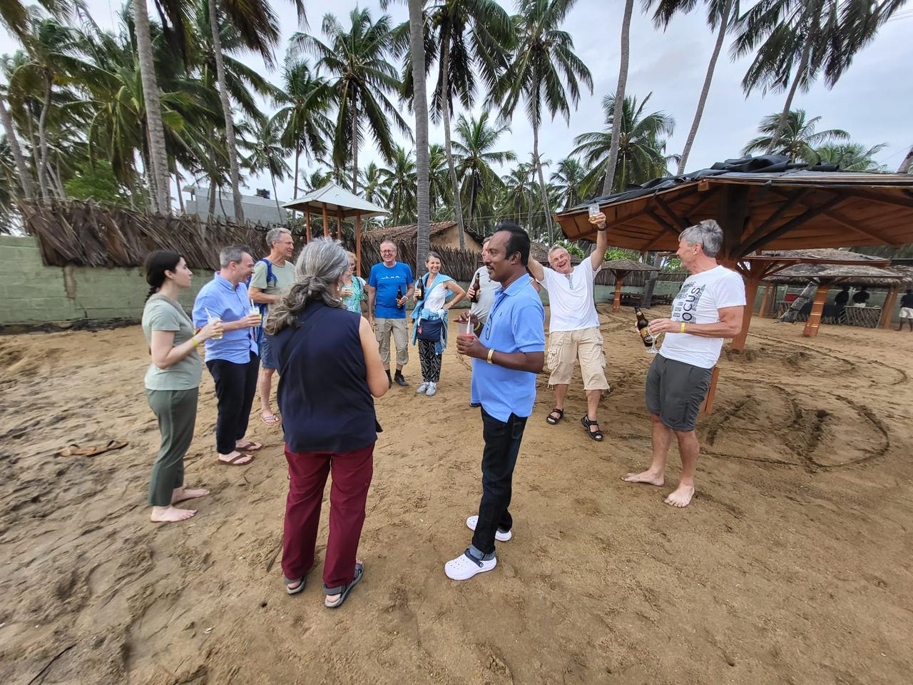 Group photo with Sigiriya Rock